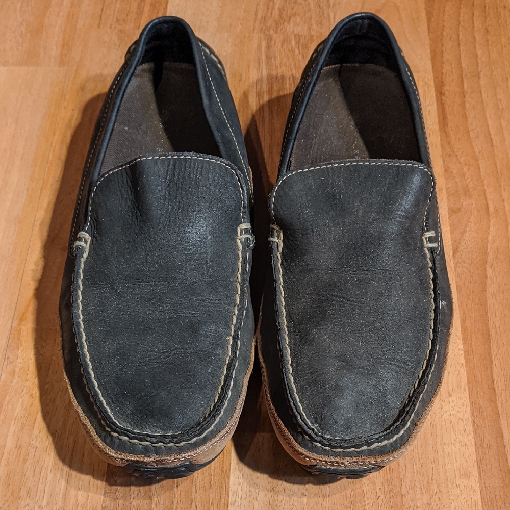 Rockport Black Slip-On Loafers with Rubber Sole